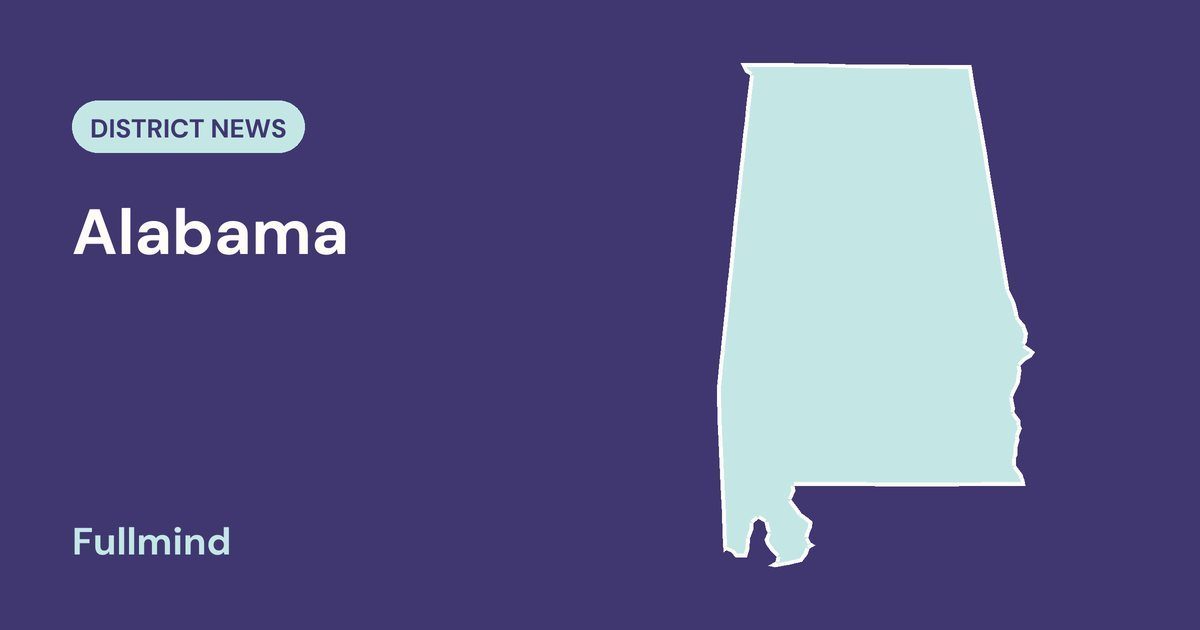 Outline map of Alabama
