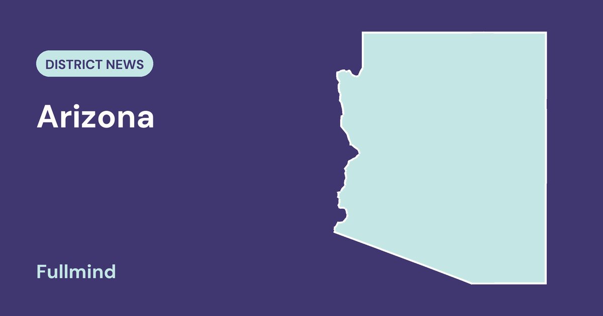 Outline map of Arizona