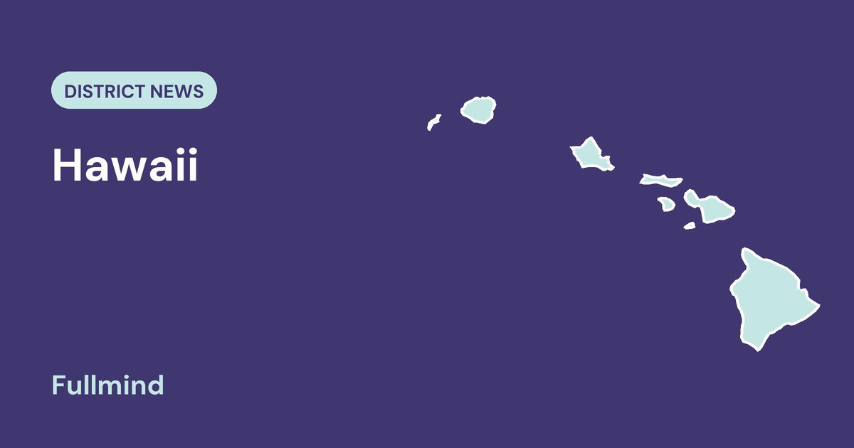 Outline map of Hawaii