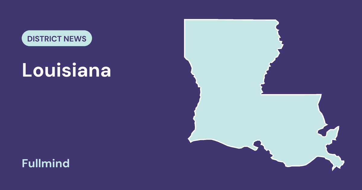 Outline map of Louisiana