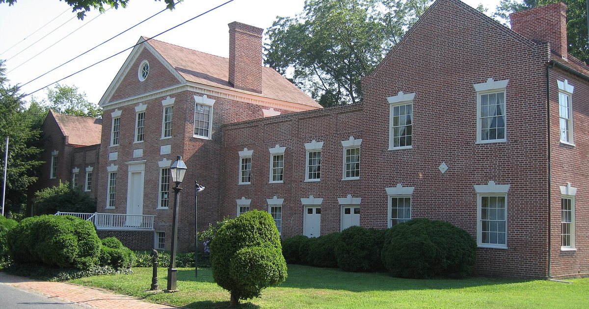 Teackle Mansion in Princess Anne, Somerset County, Maryland
