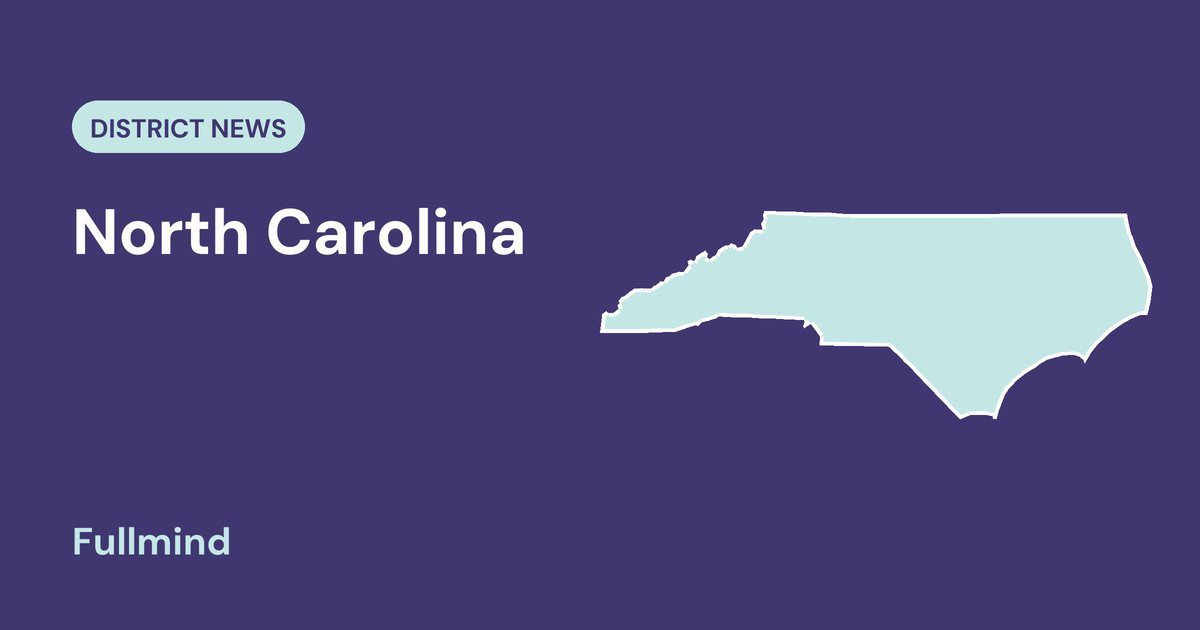 Outline map of North Carolina