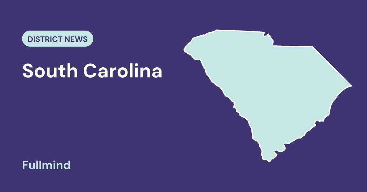 Outline map of South Carolina