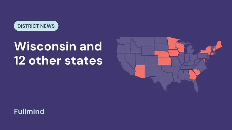 US map highlighting several states for the District News post “Special Education's Local Bill”