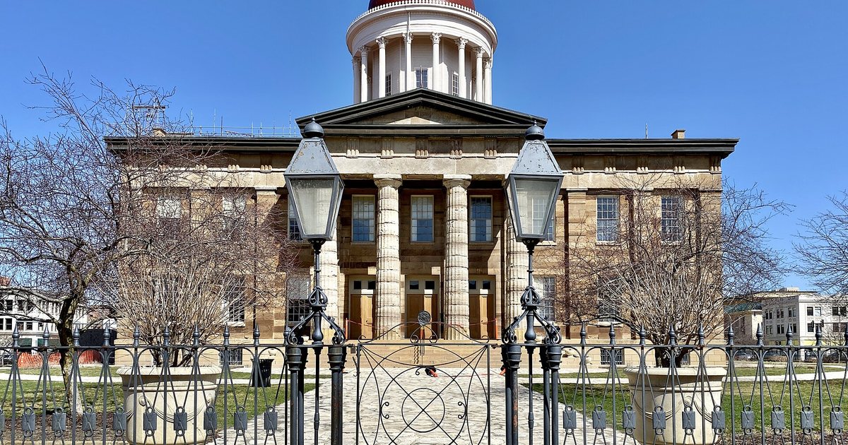 The Old Illinois State Capitol in Springfield, Illinois