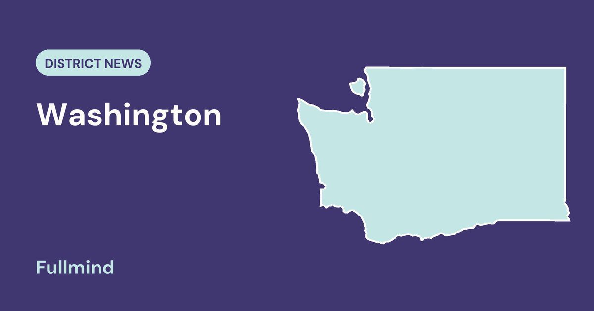 Outline map of Washington
