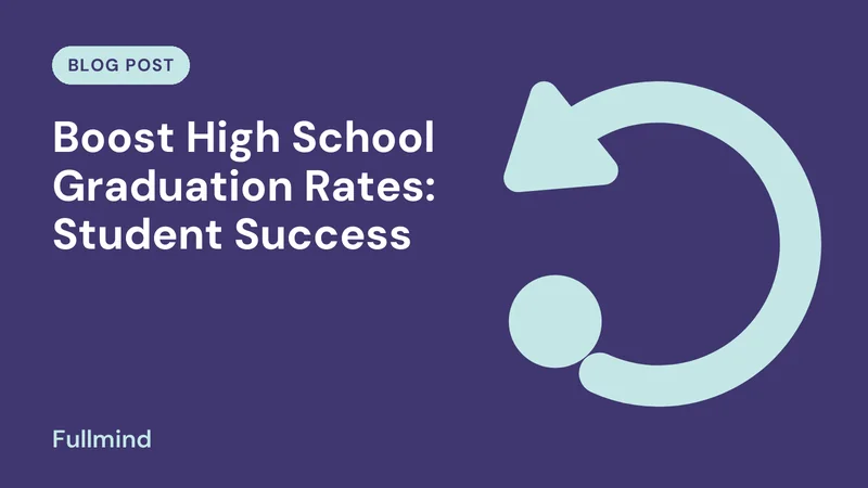 Fullmind graphic for the post “Boost High School Graduation Rates: Student Success”